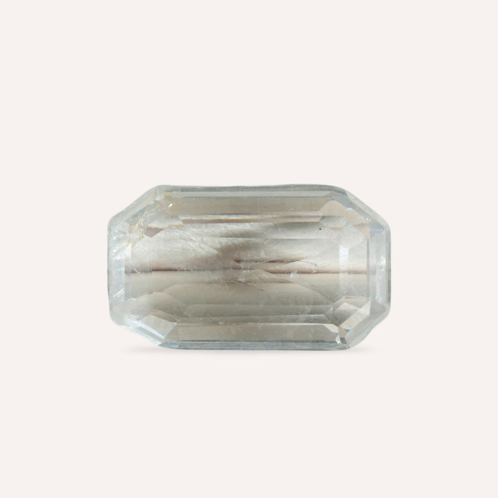 NATURAL WHITE SAPPHIRE-5.65CARAT