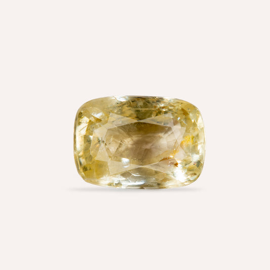 NATURAL YELLOW SAPPHIRE-6.37CARAT