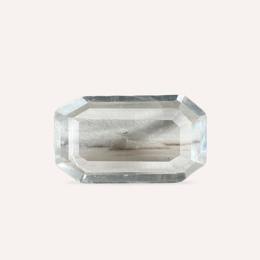 NATURAL WHITE SAPPHIRE-5.65CARAT