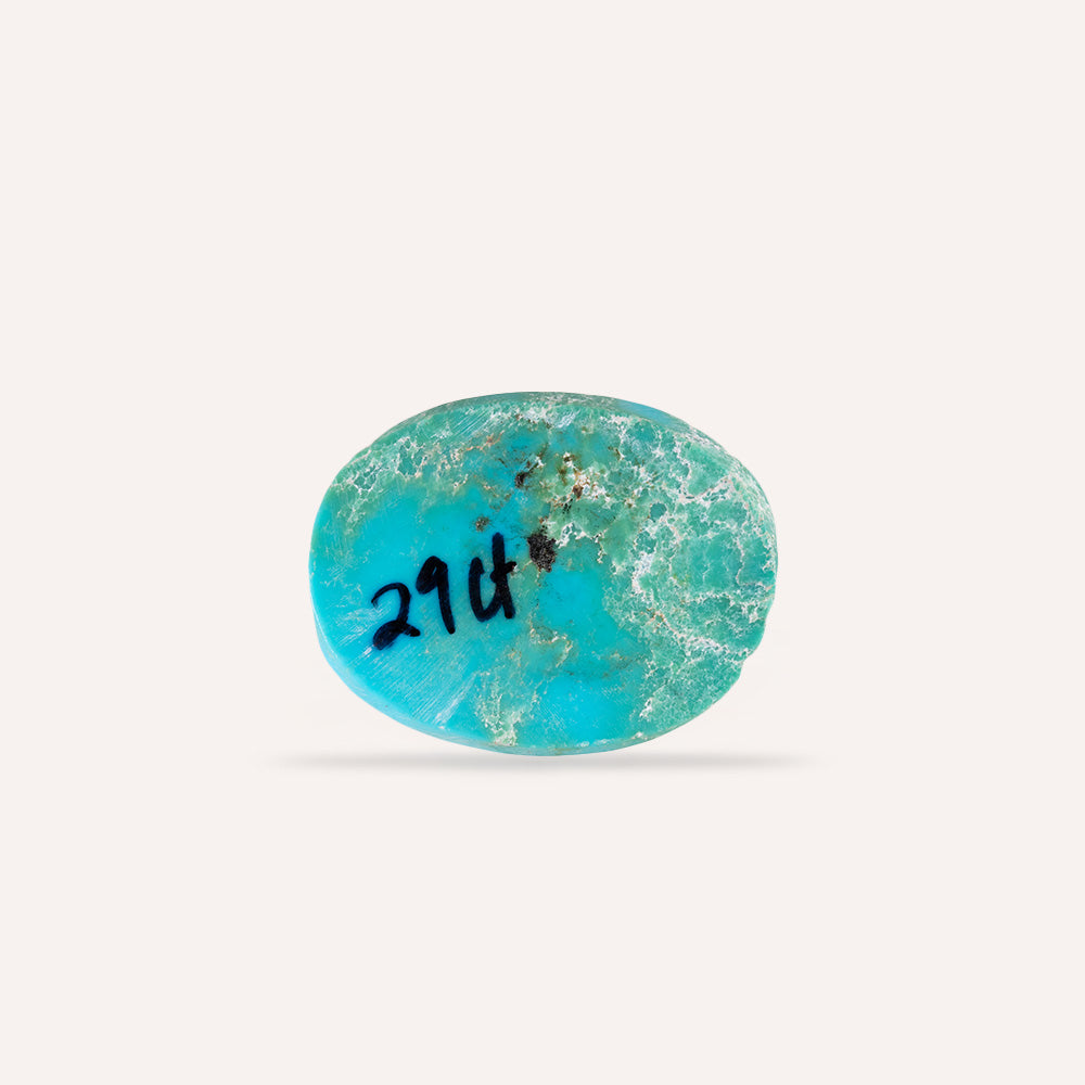 NATURAL TURQUOISE(FIROZA)-28.96CARAT