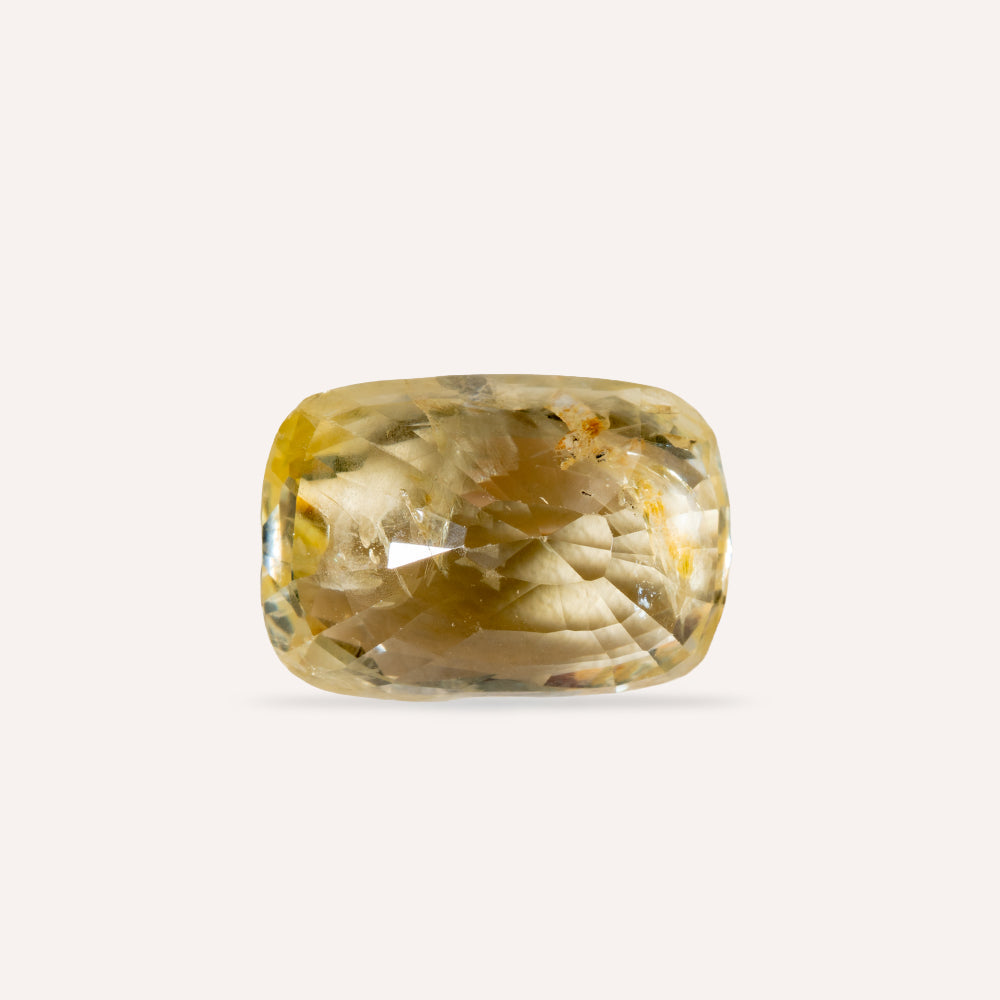 NATURAL YELLOW SAPPHIRE-6.37CARAT