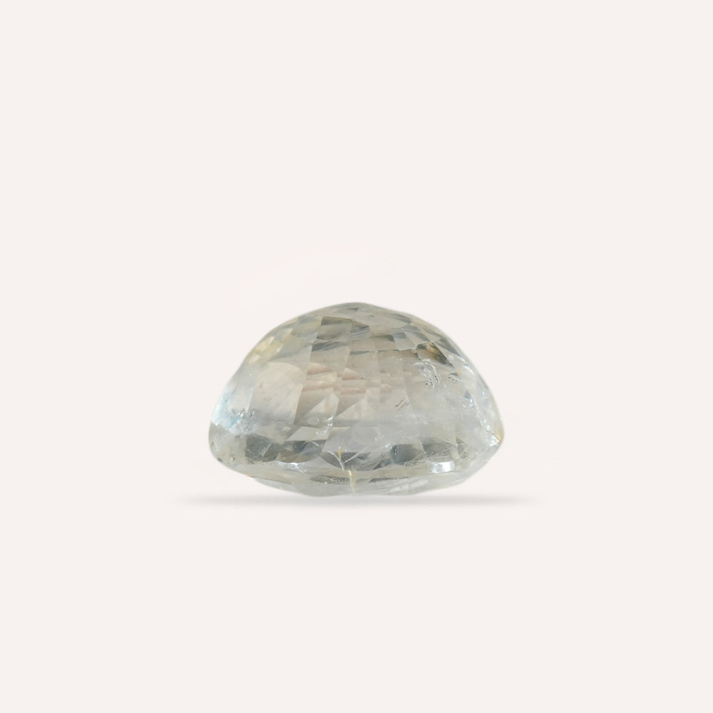 NATURAL WHITE SAPPHIRE-6.43CARAT