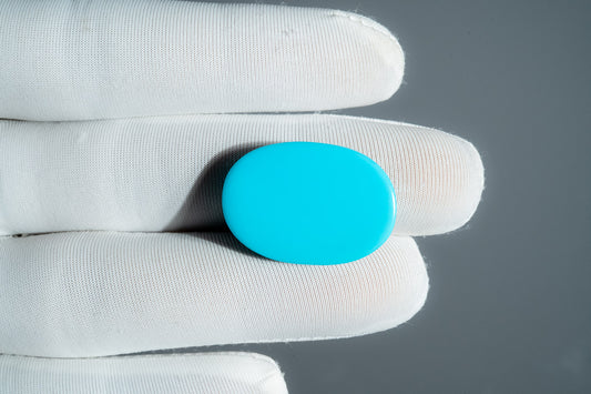 NATURAL TURQUOISE(FIROZA)-17.49CARAT