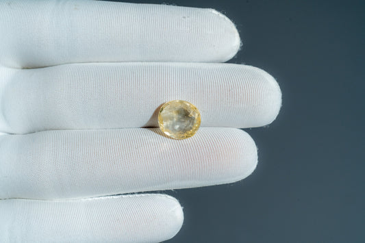 NATURAL YELLOW SAPPHIRE-6.58CARAT