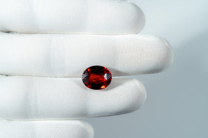 NATURAL HESSONITE-7.34CARAT